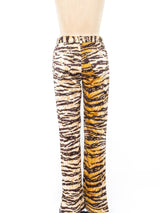 Dolce and Gabbana Animal Printed Pants Bottom arcadeshops.com