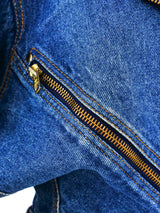 Alaia Denim Motorcycle Dress Dress arcadeshops.com