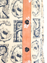 Roberto Cavalli Typography Printed Western Shirt Top arcadeshops.com