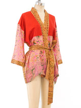 Patchwork Silk Robe Jacket arcadeshops.com
