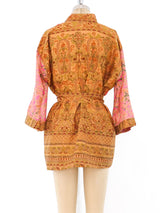 Patchwork Silk Robe Jacket arcadeshops.com