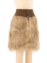 Chanel Faux Fur Skirt Bottom arcadeshops.com