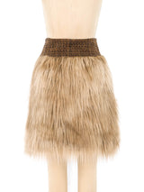 Chanel Faux Fur Skirt Bottom arcadeshops.com