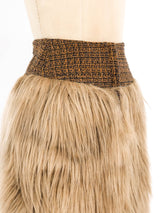 Chanel Faux Fur Skirt Bottom arcadeshops.com
