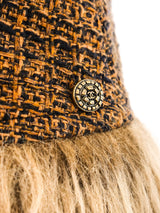 Chanel Faux Fur Skirt Bottom arcadeshops.com