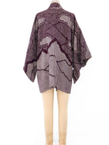 Eggplant Shibori Kimono Jacket arcadeshops.com