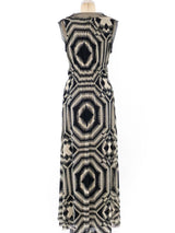 Jean Paul Gaultier Optical Print Net Tank Dress Dress arcadeshops.com