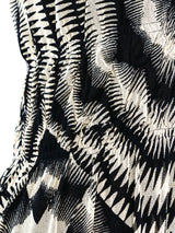 Jean Paul Gaultier Optical Print Net Tank Dress Dress arcadeshops.com