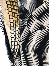 Jean Paul Gaultier Optical Print Net Tank Dress Dress arcadeshops.com