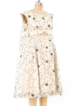 Embellished Babydoll Net Dress Dress arcadeshops.com