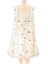 Embellished Babydoll Net Dress Dress arcadeshops.com