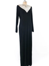 Anthony Ferrara Chainmail Accented Maxi Dress Dress arcadeshops.com
