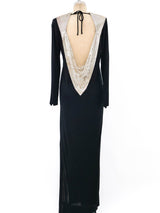 Anthony Ferrara Chainmail Accented Maxi Dress Dress arcadeshops.com