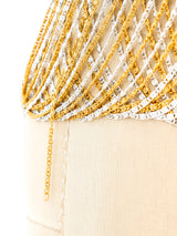 Loris Azzaro Chain Accented Knit Top Top arcadeshops.com