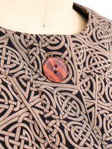 Chloe Printed Silk Dress Dress arcadeshops.com