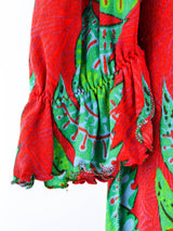 Stephen Burrows Printed Jersey Ensemble Suit arcadeshops.com