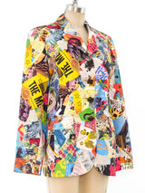 Todd Oldham Collage Print Suit Suit arcadeshops.com
