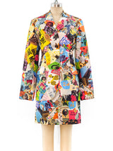 Todd Oldham Collage Print Suit Suit arcadeshops.com