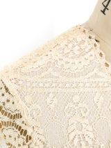 Giorgio di Sant'Angelo Rainbow Trimmed Lace Dress Dress arcadeshops.com