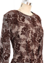 Floral Knit Bodysuit Suit arcadeshops.com