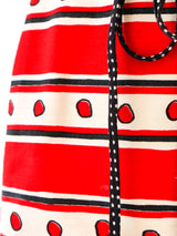 Reversible Printed Wrap Skirt Bottom arcadeshops.com