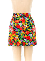 Yves Saint Laurent Floral Mini Skirt Bottom arcadeshops.com