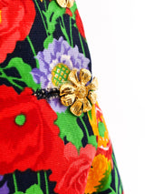 Yves Saint Laurent Floral Mini Skirt Bottom arcadeshops.com