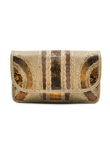 Carlos Falchi Patchwork Convertible Clutch Accessory arcadeshops.com