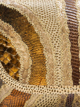 Carlos Falchi Patchwork Convertible Clutch Accessory arcadeshops.com