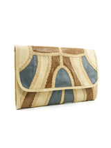 Carlos Falchi Patchwork Envelope Clutch Accessory arcadeshops.com