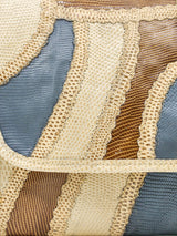 Carlos Falchi Patchwork Envelope Clutch Accessory arcadeshops.com