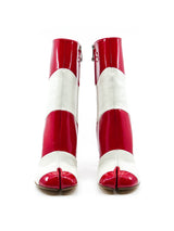 Margiela Striped Stiletto Tabi Boots Accessory arcadeshops.com