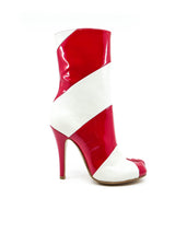 Margiela Striped Stiletto Tabi Boots Accessory arcadeshops.com