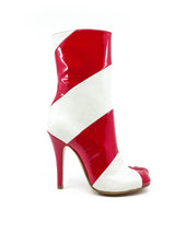 Margiela Striped Stiletto Tabi Boots Accessory arcadeshops.com