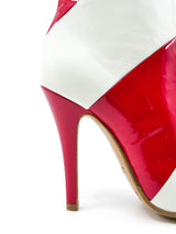 Margiela Striped Stiletto Tabi Boots Accessory arcadeshops.com