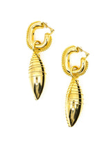 1980's Wire Wrapped Statement Earrings Accessory arcadeshops.com