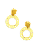 Karl Lagerfeld Perforated Hoop Earrings Accessory arcadeshops.com
