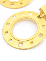 Karl Lagerfeld Perforated Hoop Earrings Accessory arcadeshops.com