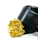 Judith Leiber Foo Dog Buckle Belt Accessory arcadeshops.com