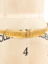 1960's Goldtone Stretch Chain Belt Accessory arcadeshops.com