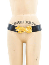 Judith Leiber Foo Dog Buckle Belt Accessory arcadeshops.com