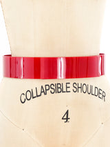 Maison Margiela Red Plastic Waist Belt Accessory arcadeshops.com