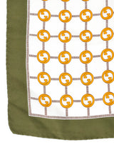 Gucci Logo Printed Silk Scarf Accessory arcadeshops.com
