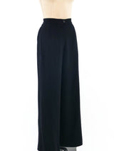 Chanel Wool Trousers Bottom arcadeshops.com