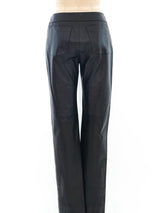 Chanel Black Leather Pants Bottom arcadeshops.com