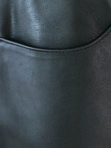 Chanel Black Leather Pants Bottom arcadeshops.com