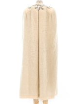 Stavropoulos Embellished Mohair Cape Outerwear arcadeshops.com