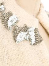 Stavropoulos Embellished Mohair Cape Outerwear arcadeshops.com