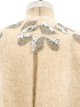 Stavropoulos Embellished Mohair Cape Outerwear arcadeshops.com