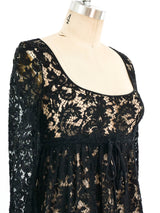 Gucci Lace Baby Doll Micro Mini Dress Dress arcadeshops.com